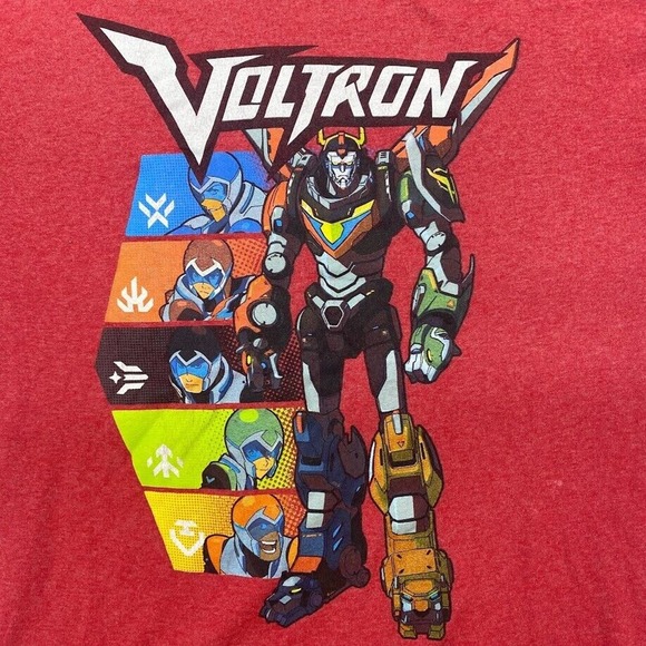 Kids Voltron Graphic Tee Thrifted Vintage Style Size XL - Picture 2 of 10